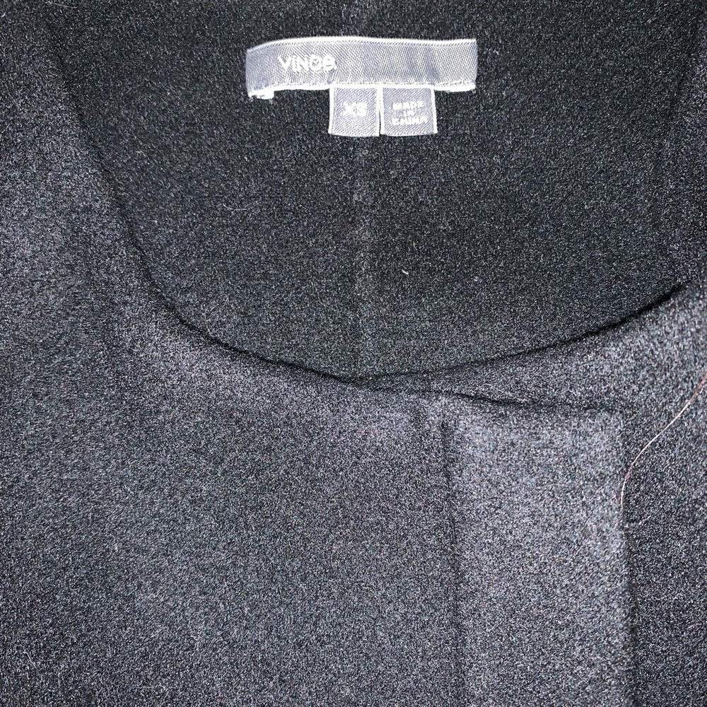 Stunning Part Genuine Leather Vince Jacket Xs